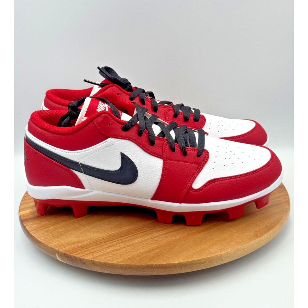 NIKE Air Jordan 1 Retro MCS Low Chicago Baseball Cleats Men's Size 12 CJ8524-611